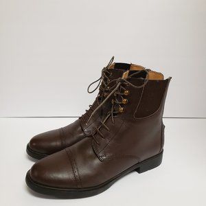 Women's Brown Riding Boots Size 10,  Leather,  New